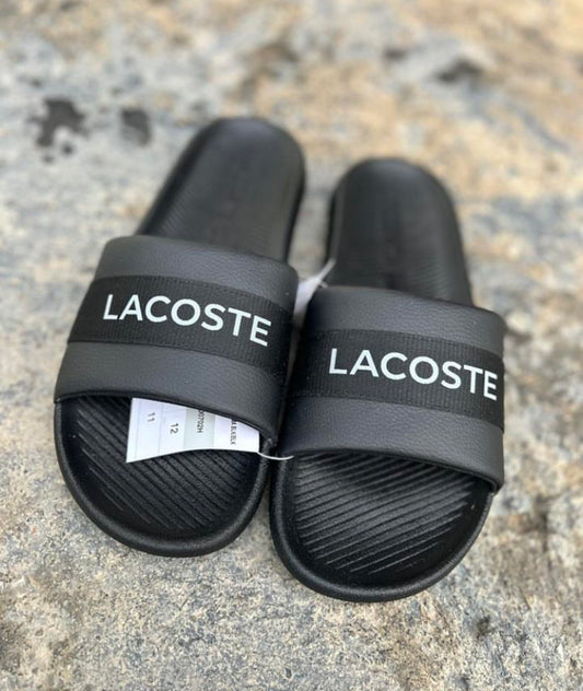 Lacoste Summer Slippers Black