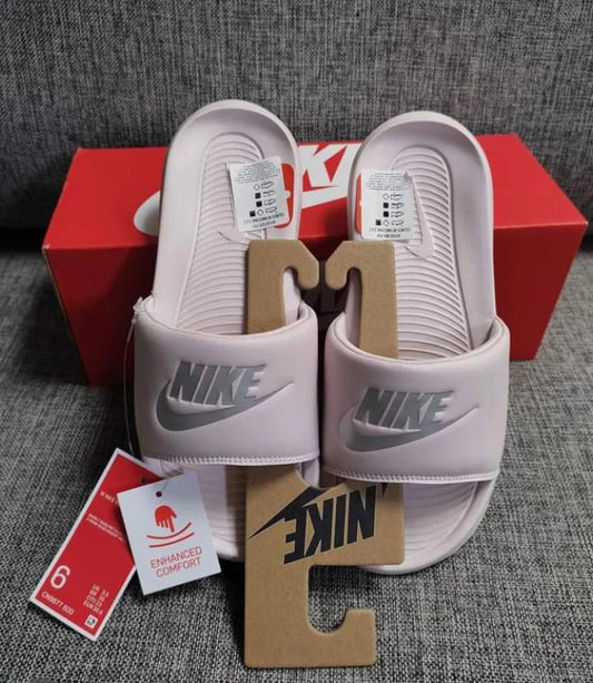 Nike Summer Slippers Ροζ-Ασημί