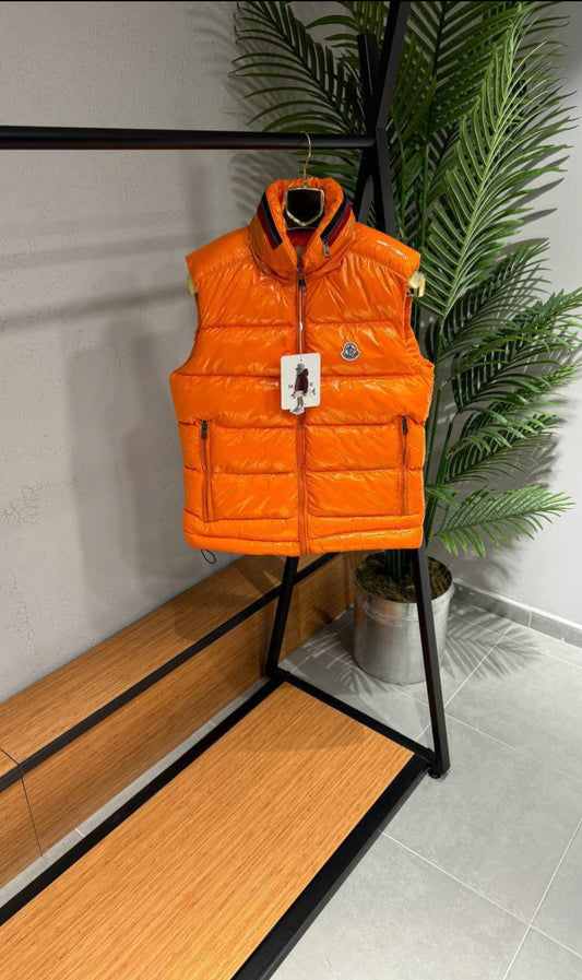 Moncler Vest Αμάνικο Πορτοκαλί jacket