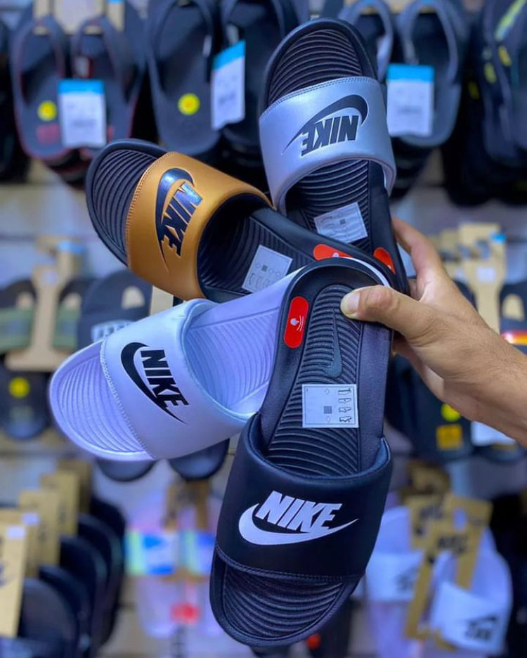 Nike Summer Slippers Χρυσό-Μαύρο