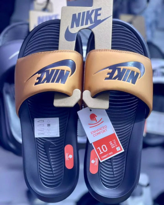 Nike Summer Slippers Χρυσό-Μαύρο
