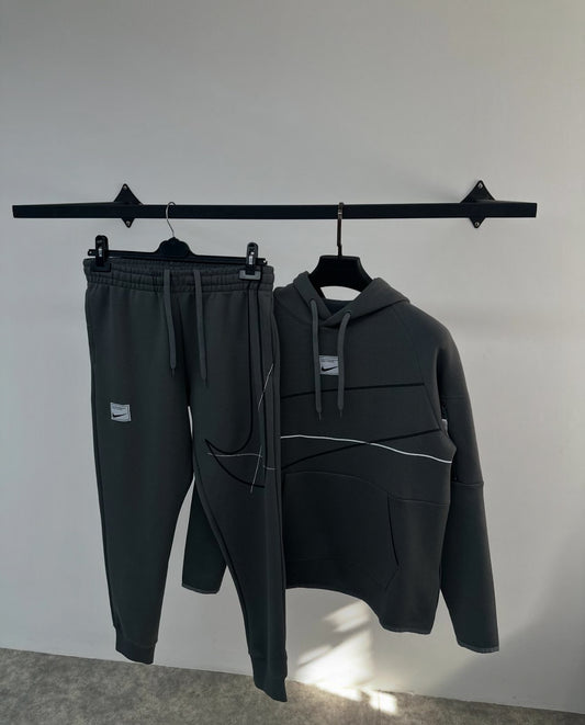 Set Nike Swoosh line dark grey K25