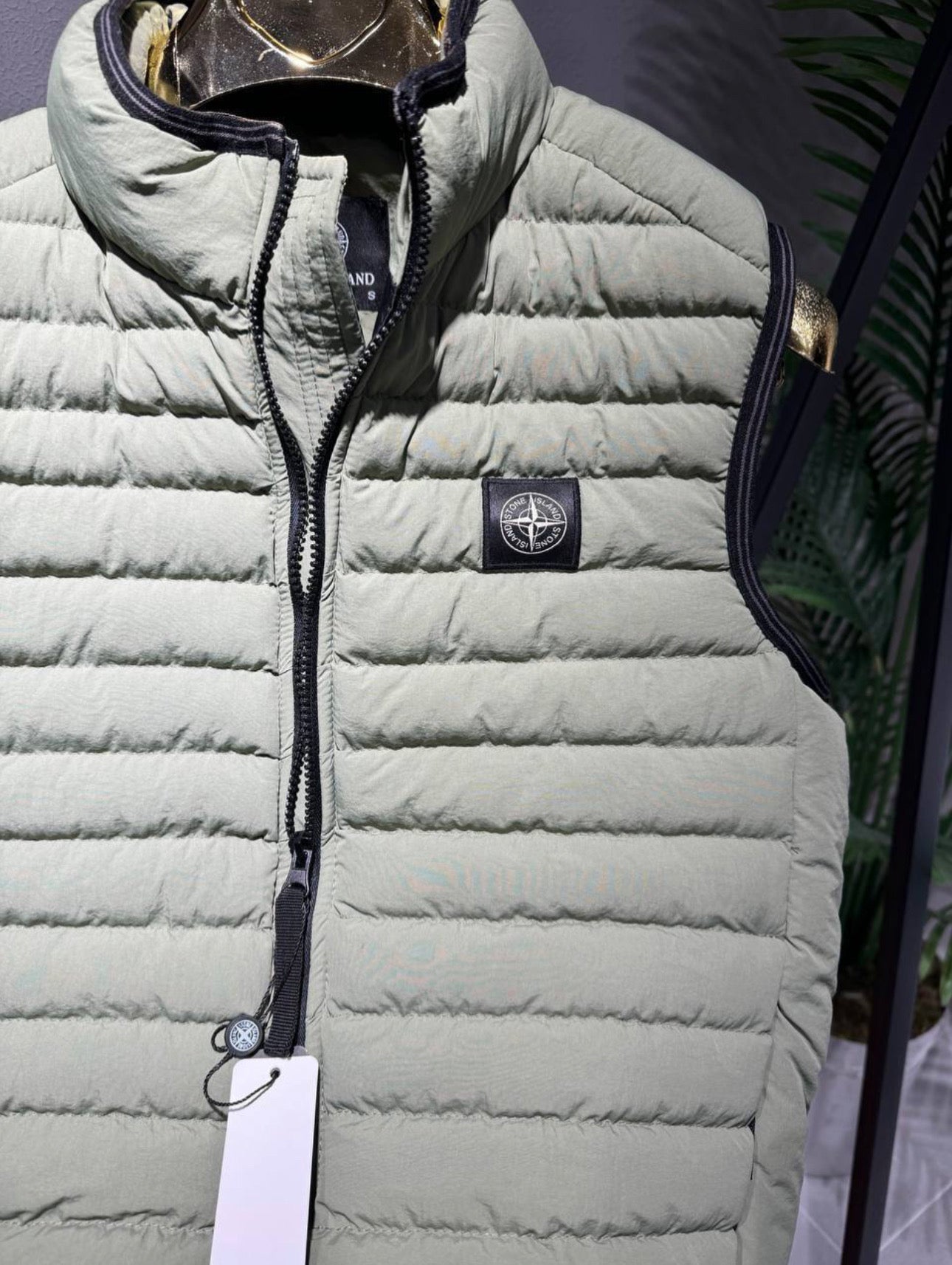 Stone Island Vest Αμάνικο Χακί K25