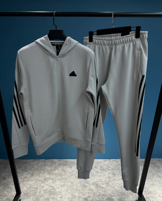 Set Adidas Essentials 3-Stripes dark grey K25