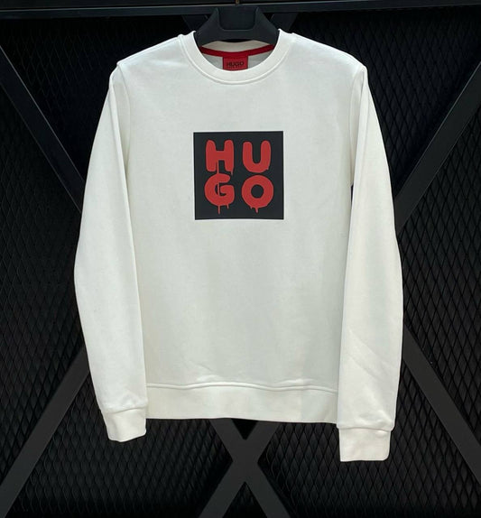 Hugo Hoodie White/Άσπρο Vs-078 K25