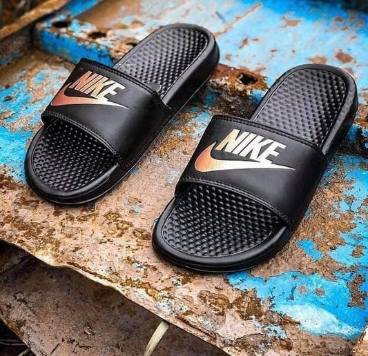 Nike Summer Slippers Μαύρο-Χρυσό