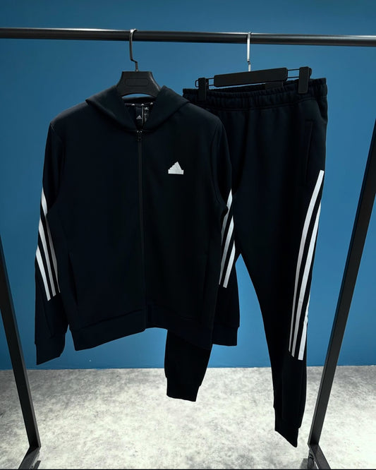 Set Adidas Essentials 3-Stripes black K25