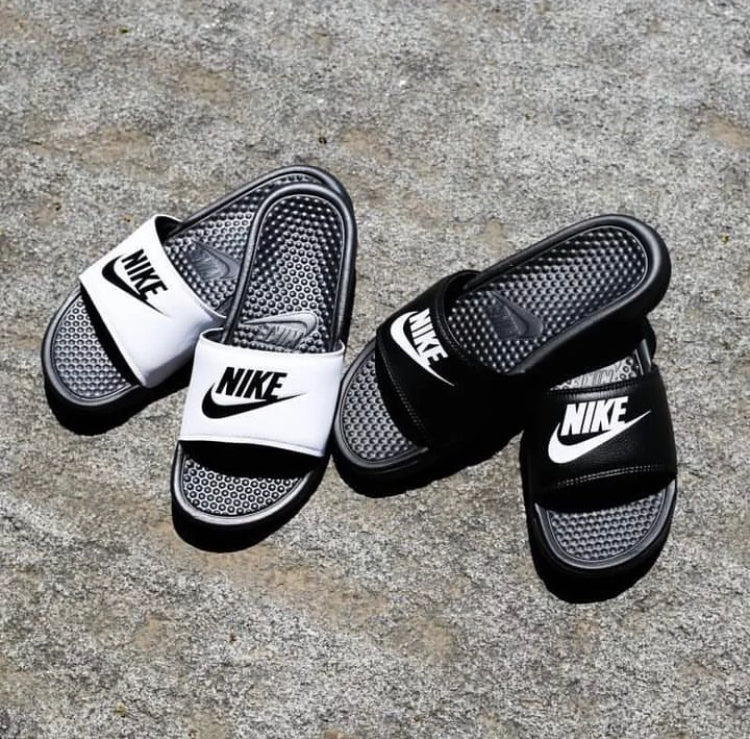 Nike Summer Slippers Black2white