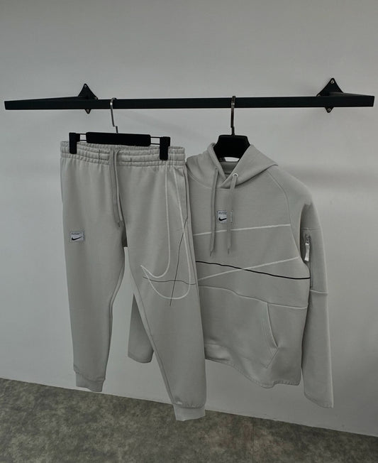 Set Nike Swoosh line ice grey K25