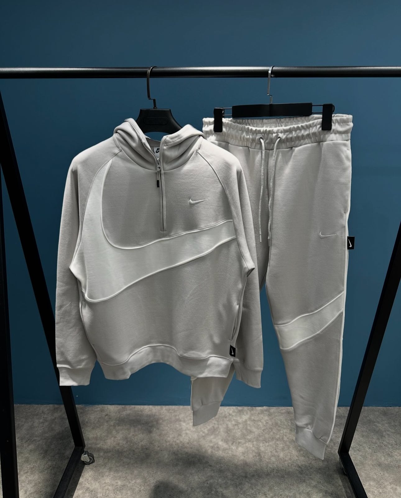 Set Nike Swoosh ensemble grey 02 Gr-142 K25