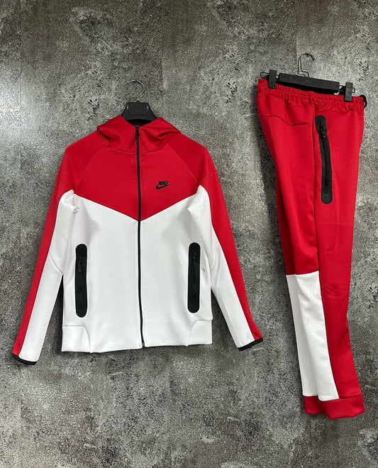 Set Nike Tech - 2025 New Red/White