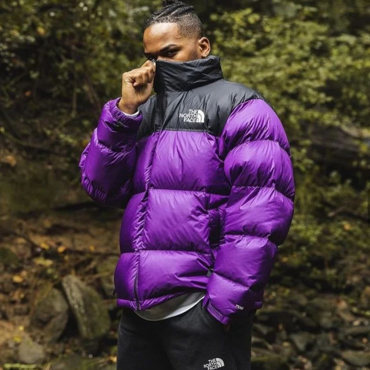 The North Face 1996 Retro Nuptse Μπουφάν Puffer Μωβ K25