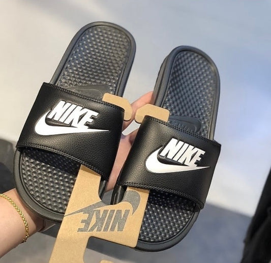 Nike Summer Slippers Black2white
