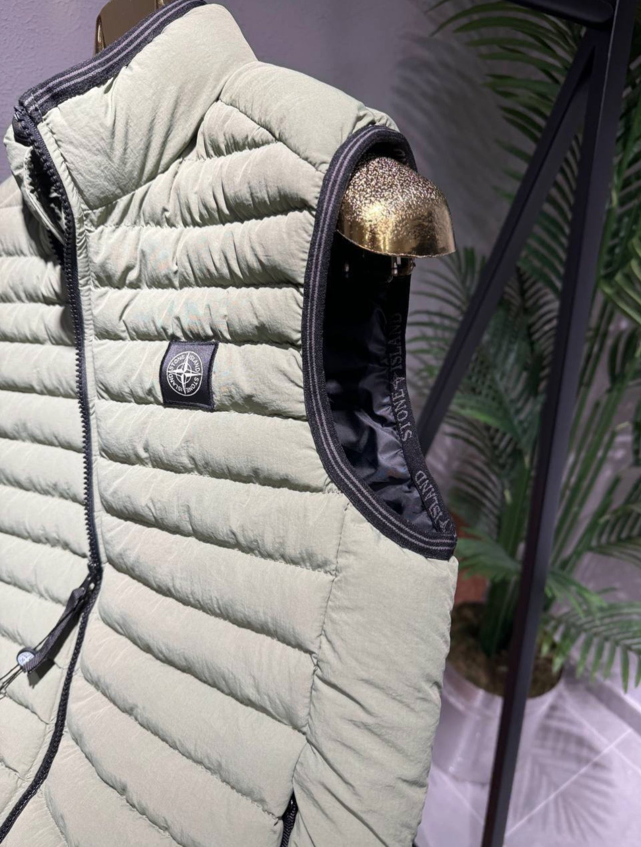 Stone Island Vest Αμάνικο Χακί K25